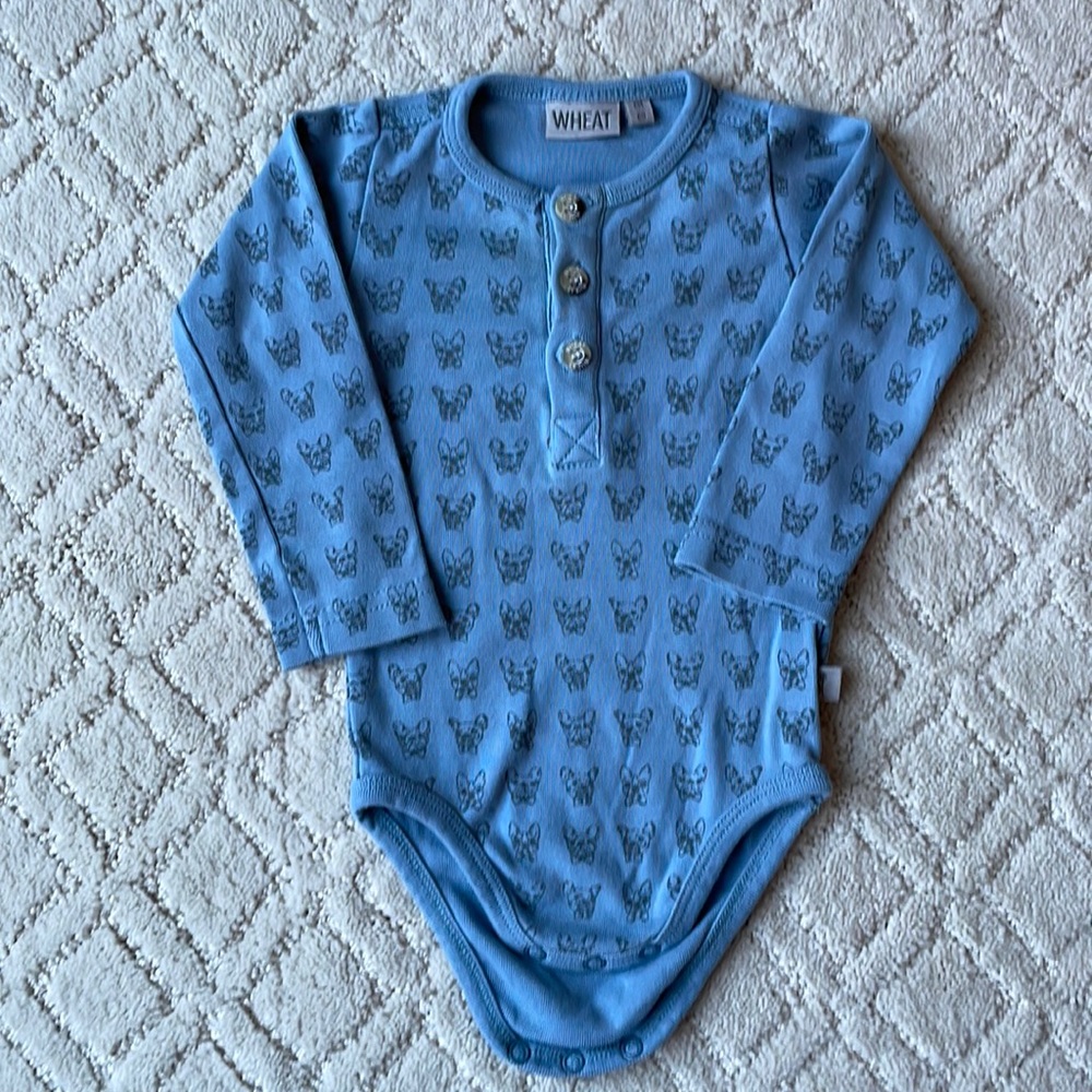 Adorable French bulldog onesie